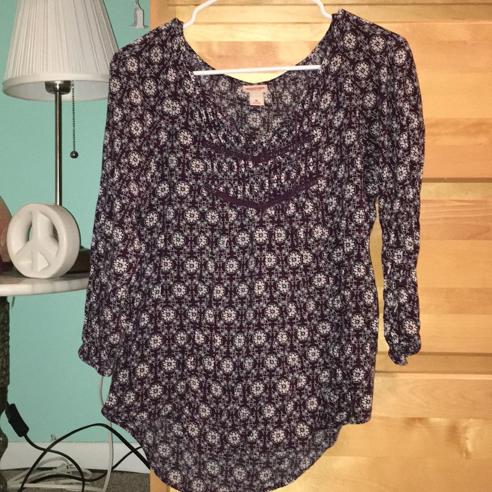 floral flowy top